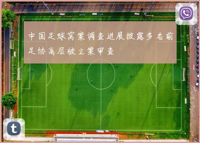 中国足球窝案调查进展披露多名前足协高层被立案审查