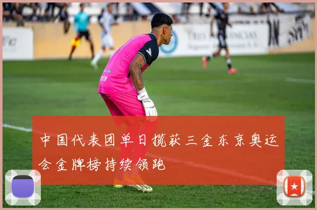中国代表团单日揽获三金东京奥运会金牌榜持续领跑
